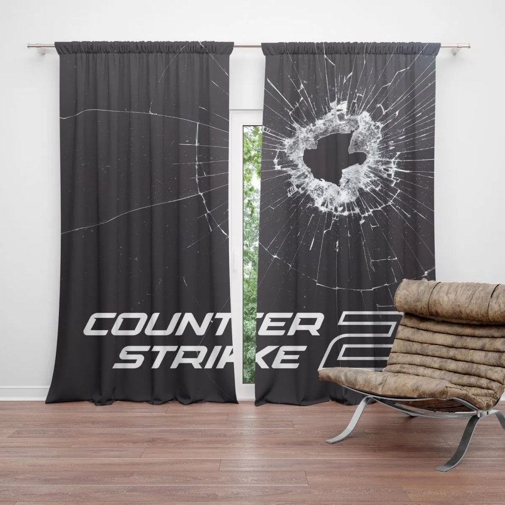 Sablio Záves Counter Strike 2 Priestrel: 2ks 140x250cm