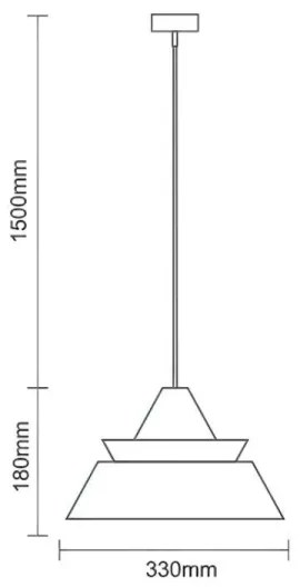 Drevený luster na lanku 1xE27/60W/230V pr. 33 cm masív/dub/orech/kaučukovník