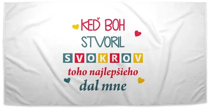 Sablio Uterák Keď Boh stvoril svokrov - 70x140 cm