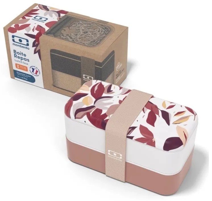 monbento Desiatový box Monbento Original Vegetal Red 1 l