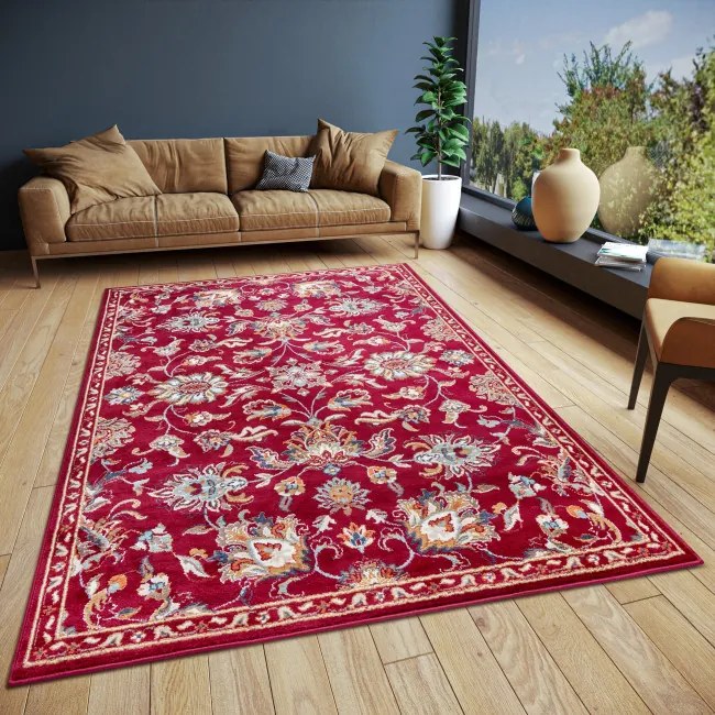 Koberec Hanse Home Luxor Caracci červený / viacfarebný