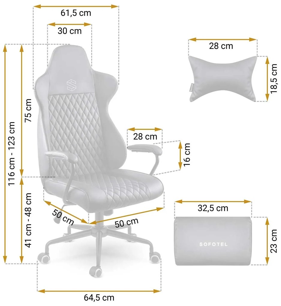 Kancelárska stolička Sofotel Verona 2581 - čierna