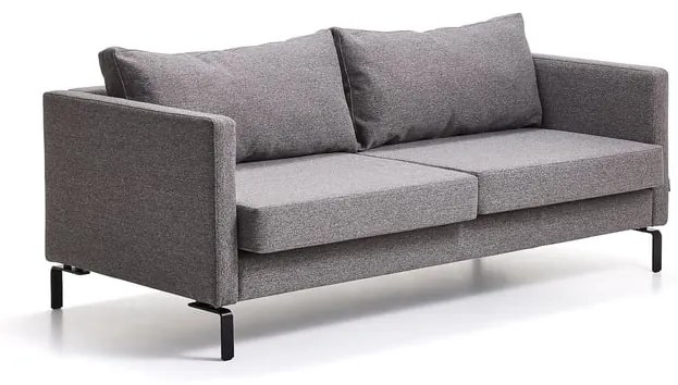 Pohovka HARMONY, 3-miestna, látka GAVA, šedohnedá