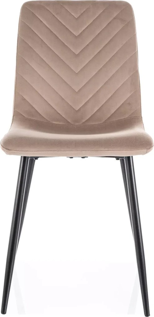 SI Daren Velvet stolička tmavá béžová
