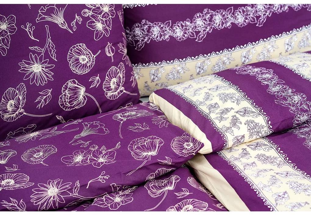 Stanex Luxusné obliečky Purple 140x200/70x90 cm