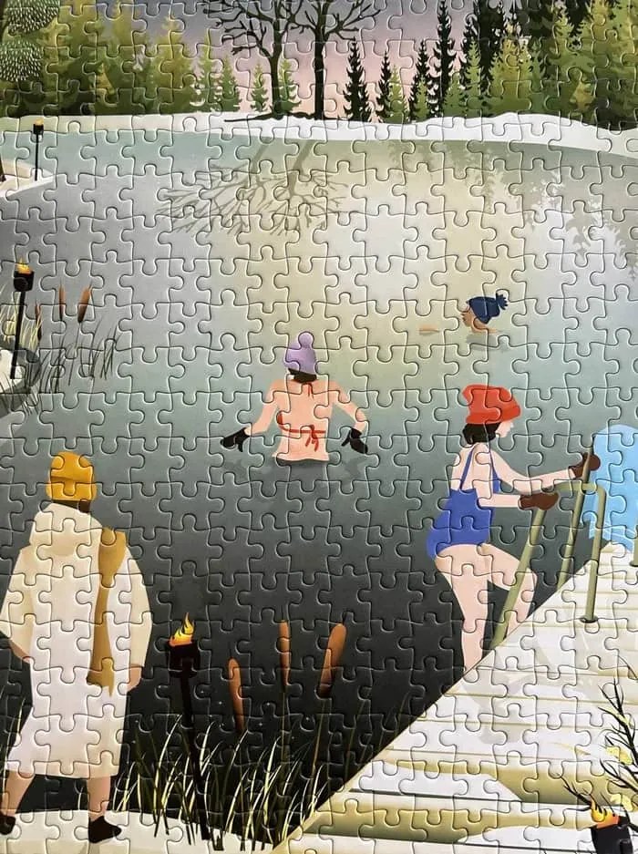 ViSSEVASSE Puzzle Sauna by Lake 1000 dielikov