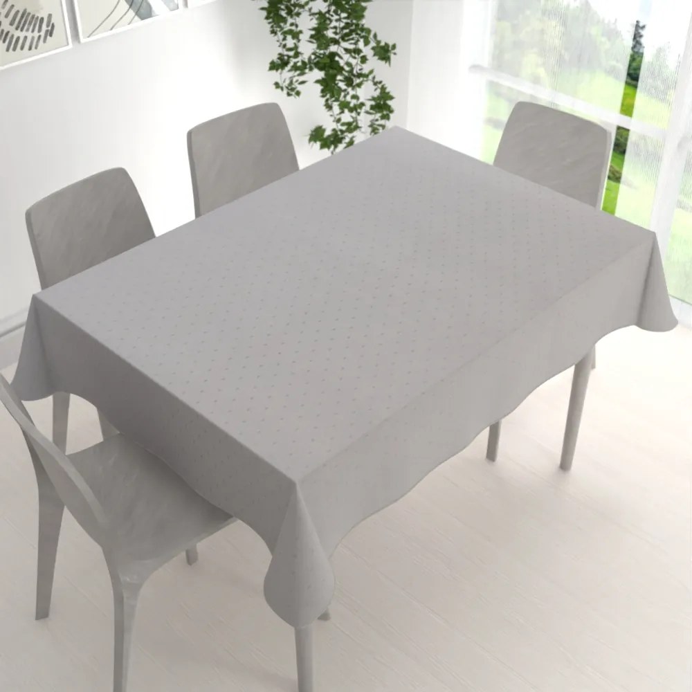 Biante Teflónový obdĺžnikový obrus TF-080 Obdĺžničky na sivom 50x100 cm