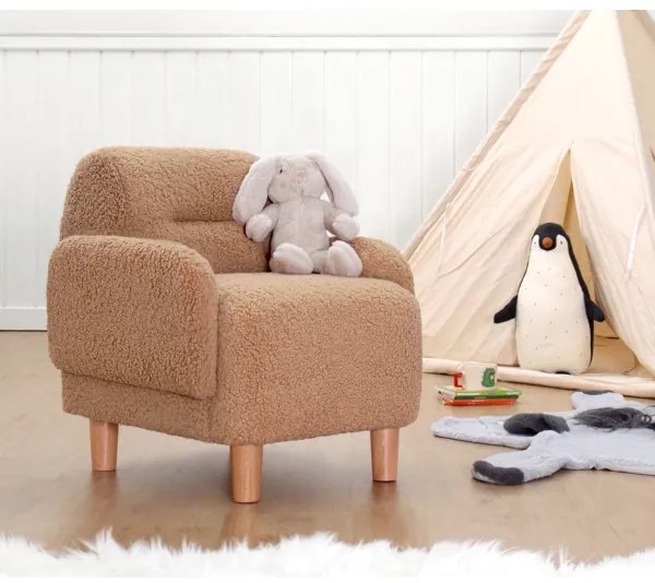 Detské kreslo LORY hnedé