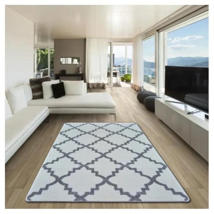 Kusový koberec Mira biely 160x220cm
