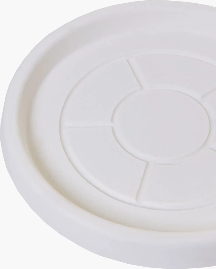 Miska pod kvetináč PLATO, plast, Ø 66 cm, biela Rozmer: 37x4 cm