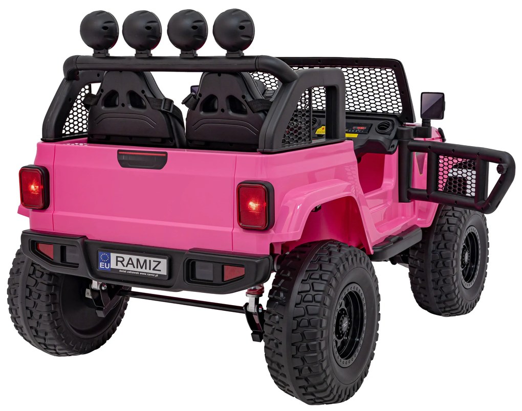 RAMIZ Elektrická autíčko OFF-ROAD 3.0 - ružové - 4x35W- BATÉRIA - 12V14Ah - 2024