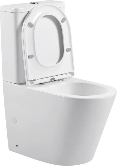 Erga Tina, WC kombi misa 620x365x820 mm, Tornado 2.0 + toaletné sedadlo, biela lesklá, ERG-V03-TINA-TO2-WH