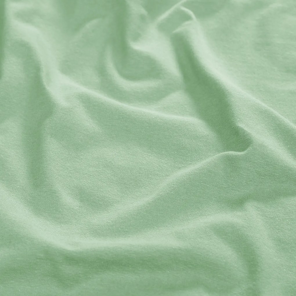 4Home jersey prestieradlo Luxury zelená, 180 x 200 cm