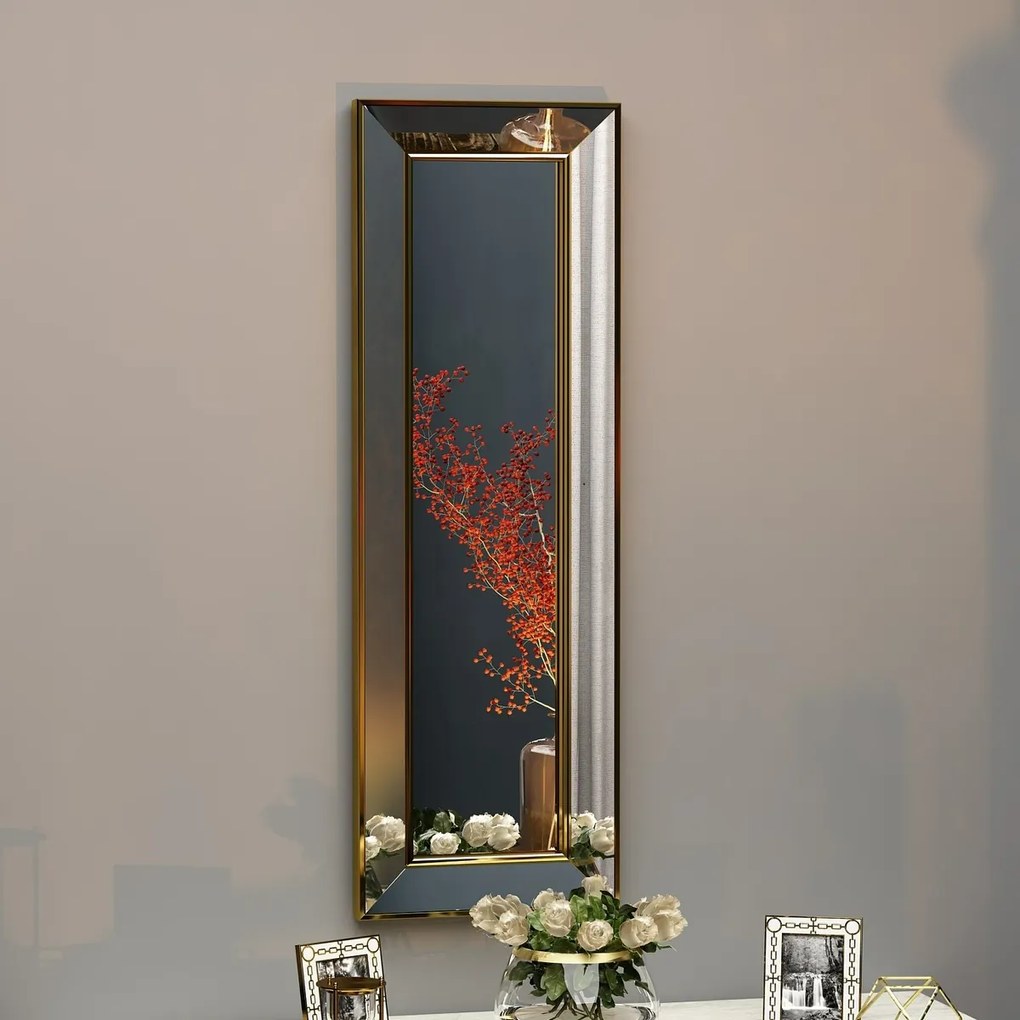 Zrkadlo Carlos Gold 30 x 90 cm