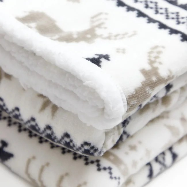 Deka CRIMI vianočná, béžová 866130