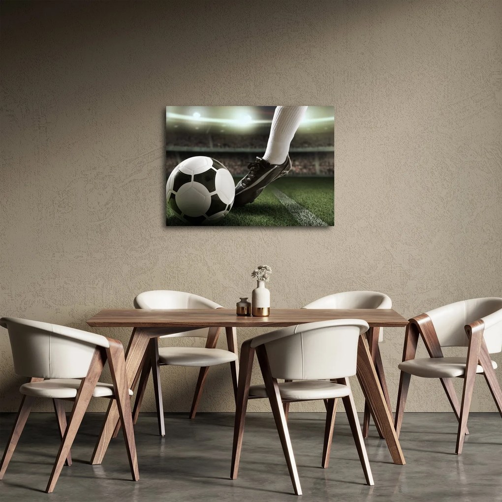 Obraz - Futbalová lopta (70x50 cm)