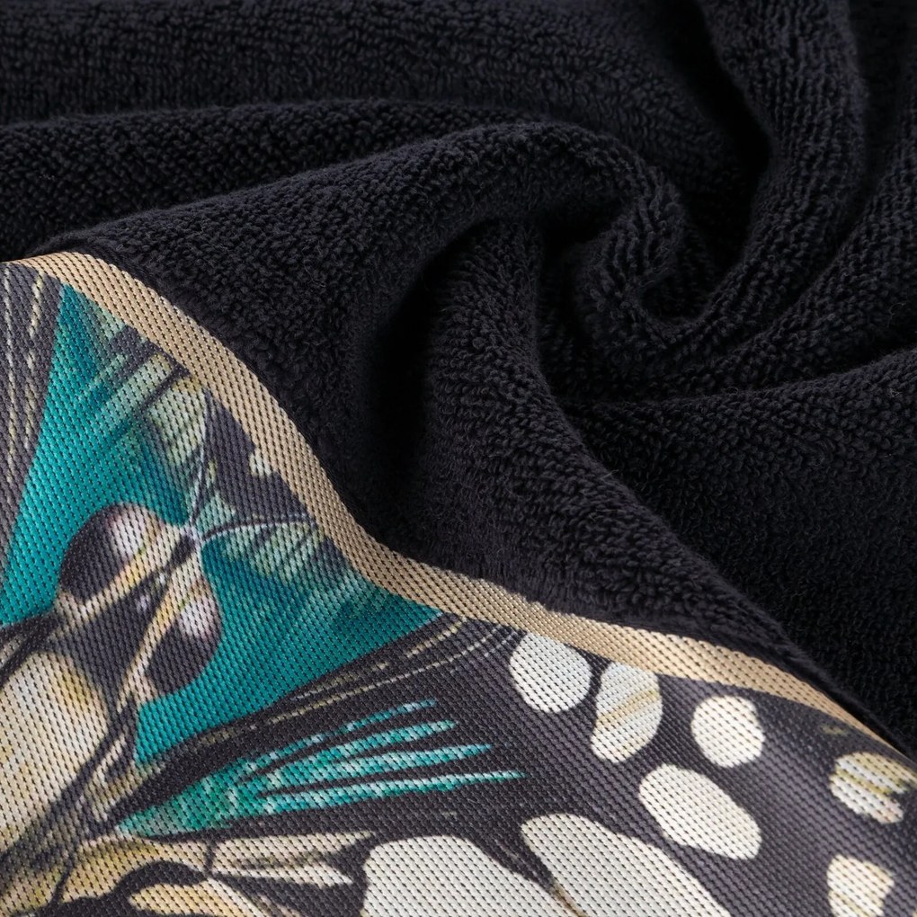 FROTÉ UTERÁK EVA MINGE15 70X140 CM ČIERNA