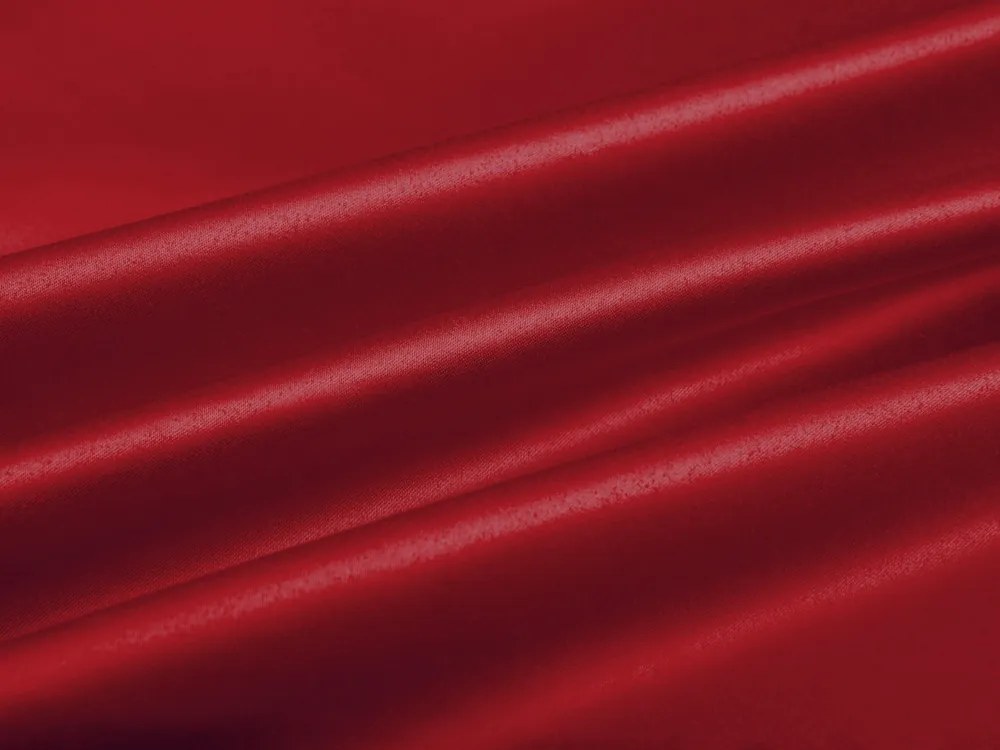 Biante Saténový štvorcový obrus polyesterový Satén LUX-037 Červený 140x140 cm