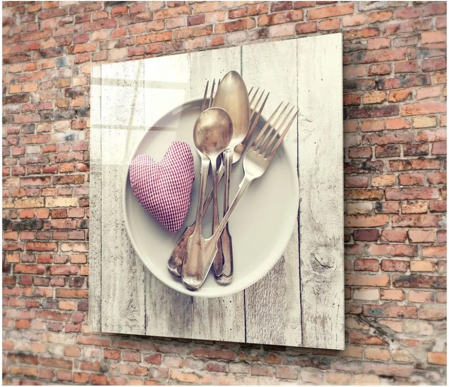 Sklenený obraz 3D Art Magnia, 40 × 40 cm