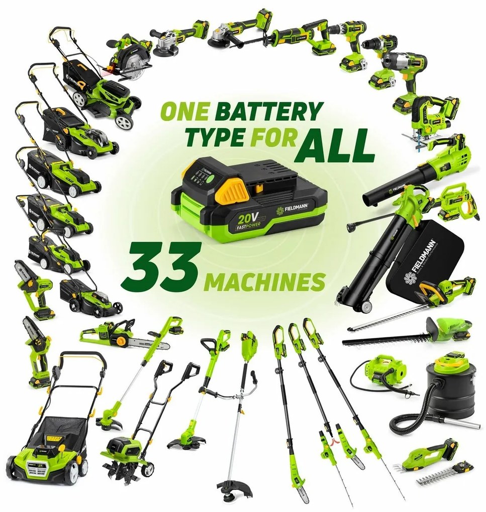 Fieldmann FZP 70505-0 teleskopický prerezávač FAST POWER 2O V