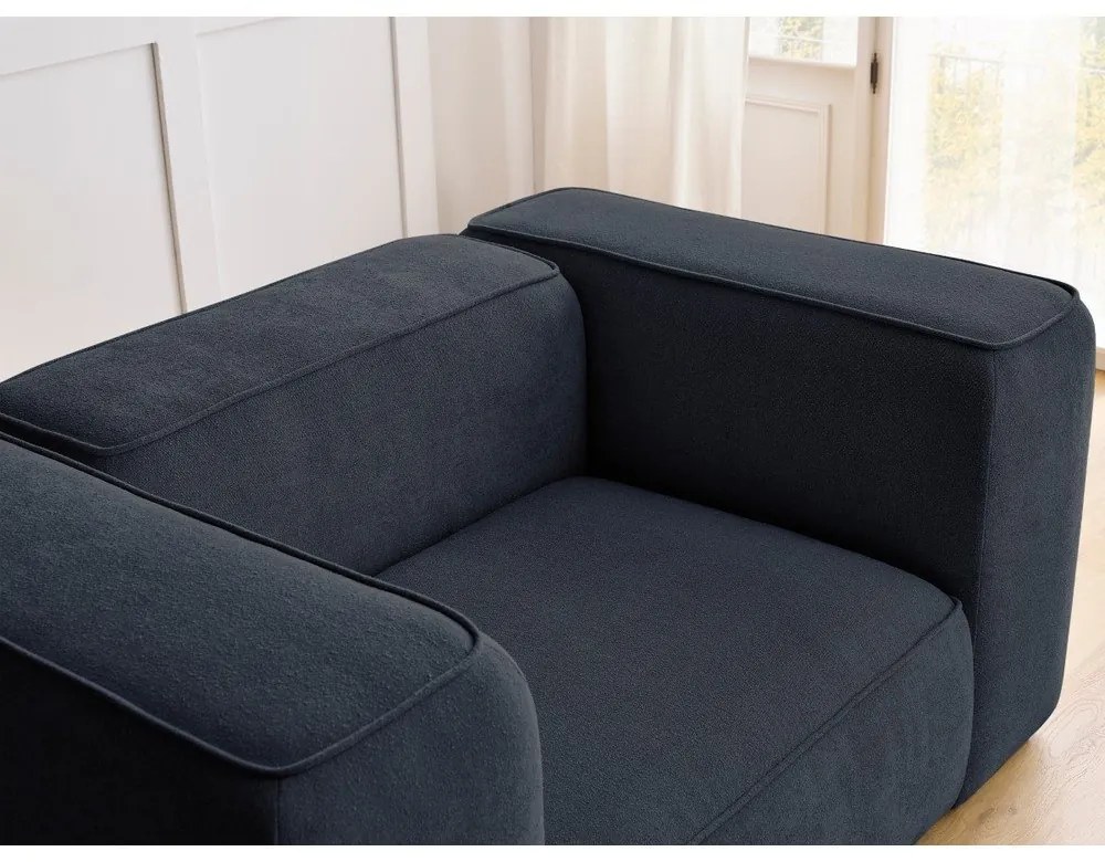 Tmavomodré kreslo Zephyr – Bobochic Paris