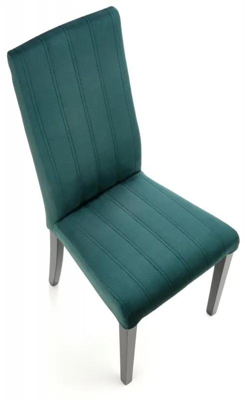 Jedálenská stolička DIEGO 2 – masív, látka, viac farieb Černá / béžová