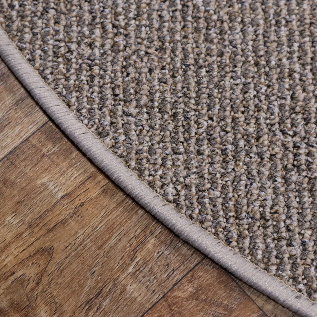 AladinWorld Expres, Kusový koberec Bohemia béžový kruh, 400x400 (priemer) kruh, béžová, kancelária