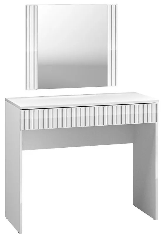 Toaletný stolík Igna biela