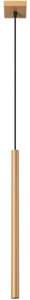 Sollux SL.1170 - Luster na lanku PASTELO 1xG9/8W/230V zlatá