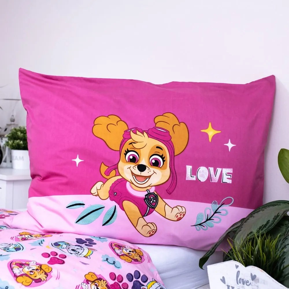 Detská obliečka na jednolôžko z mikrovlákna 140x200 cm Paw Patrol – Jerry Fabrics