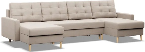 Sedacia súprava BLANK Elegant v tvare U béžová