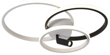 LED Stmievateľné stropné svietidlo LED/70W/230V 3000-6500K biela/čierna + DO