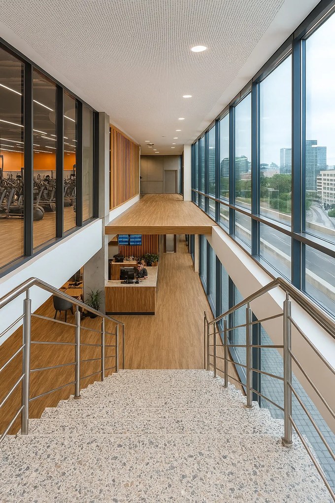 PVC podlaha - lino Logitex Ultimate 55 Coronet T35, na mieru, šíře 2m,4m, béžová, filc, chodba / predsieň, IVC Commercial