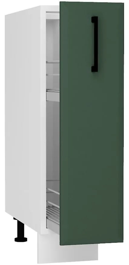 Skrinka do kuchyne Irma D20 Cargo + kôš Zelená Mat