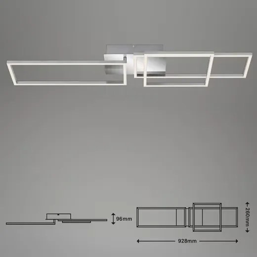LED stropné svietidlo LED/42W/230V 3000K matný chróm