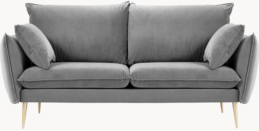 Zamatová pohovka Elio (2-miestna), Š 158 cm