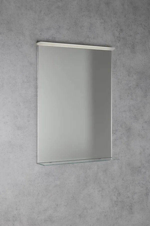 Sapho Sapho, TRAKA zrkadlo s LED osvetlením a poličkou, 60x80cm, TK060