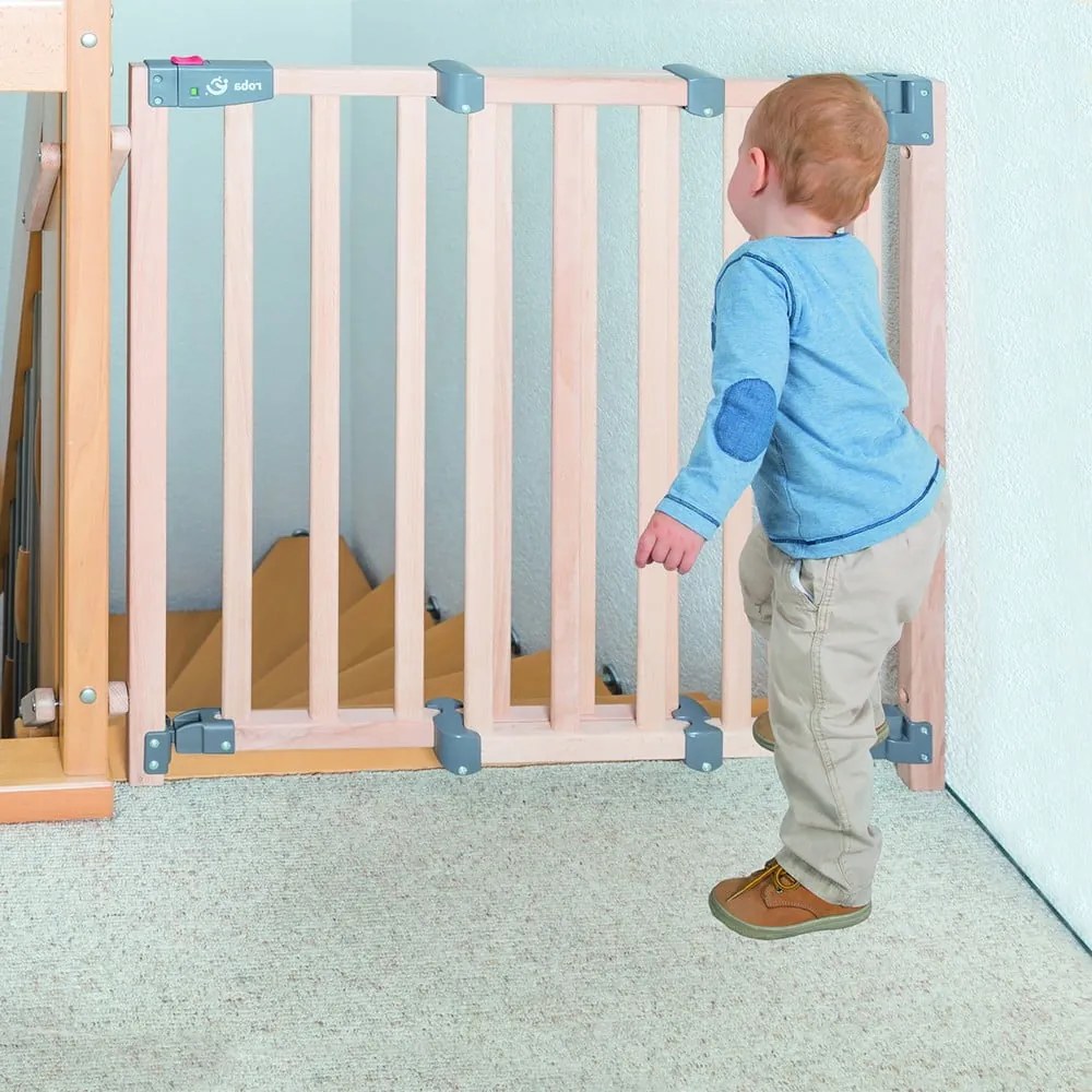 Zábrana do dverí z bukového dreva v prírodnej farbe – Roba