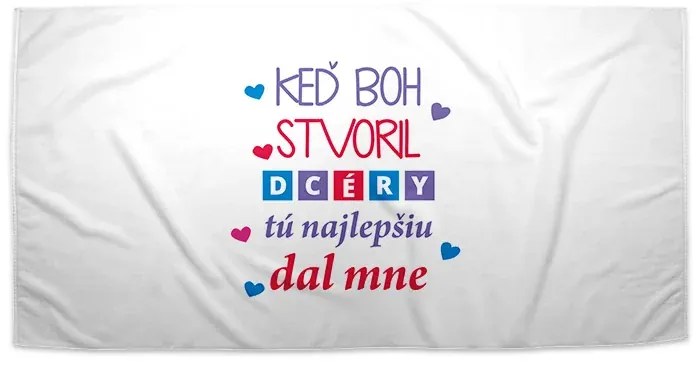 Sablio Uterák Keď Boh stvoril dcéry - 30x50 cm