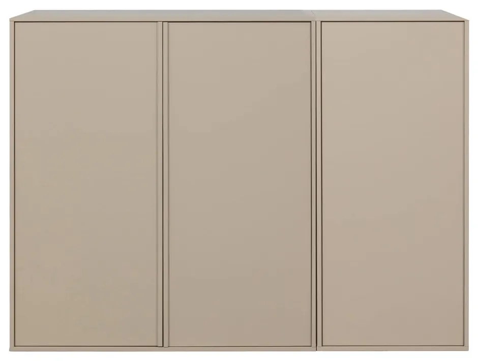 Krémová modulárna skriňa z borovicového dreva 150x110 cm Daily – vtwonen