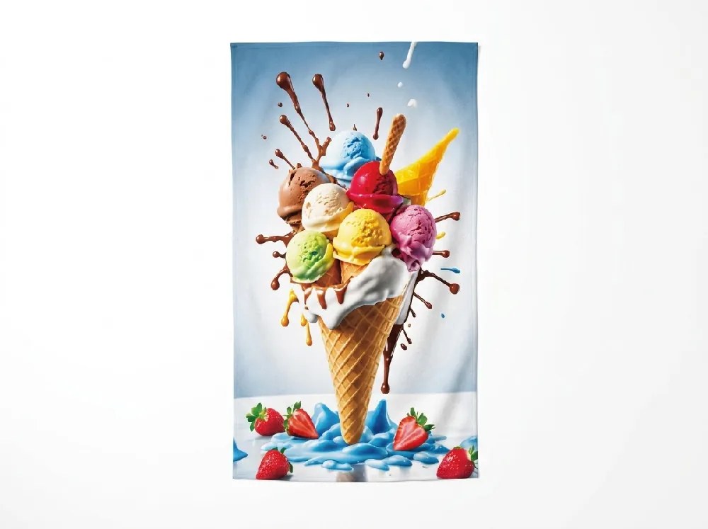 Rýchloschnúca XXL plážová osuška DOLCINO farebná 150 x 210 cm, 100% mikrovlákno