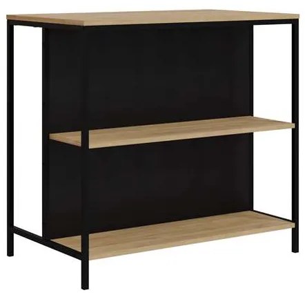 Barový stôl Houseland Detroit dub safírový/čierny