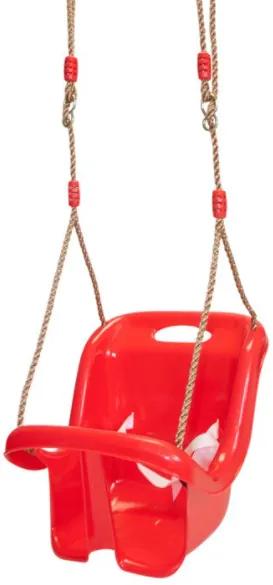 Bestent Detská záhradná hojdačka plastová Swing Red