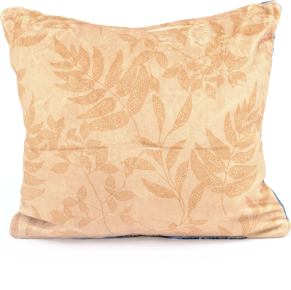 Obliečka na vankúš mikroplyš Digital 40 × 40 cm - Gabriela tmavo modrá