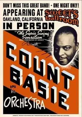 Retro plagát COUNT BASIE, 1939