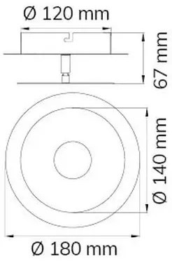 Wofi 451901709000 - LED Nástenné svietidlo AFIR LED/6W/230V chróm