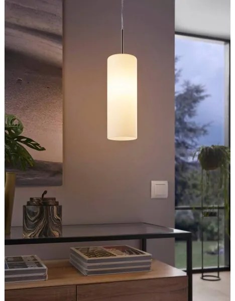 Eglo 75251 - LED RGB Stmievateľný luster na lanku ELLUNO-C E27/7,5W/230V + DO