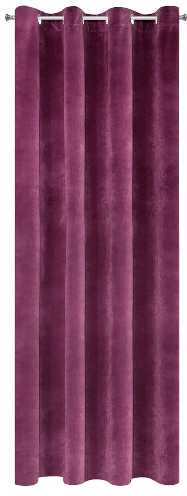 ZATEMŇOVACÍ ZÁVES NA KRÚŽKOCH RIA 140X250 CM FIALOVÁ