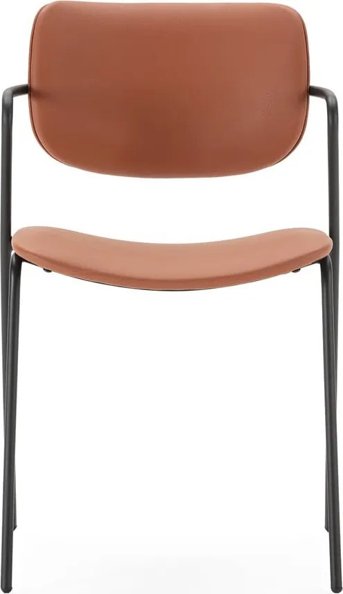 Jedálenská stolička v tehlovej farbe v súprave 2 ks Maika – Marckeric