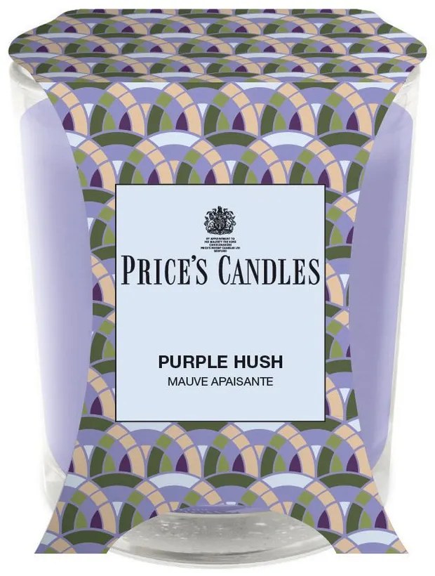 Price´s Price's vonná svíčka ve skle Purple Hush - hoření 45h